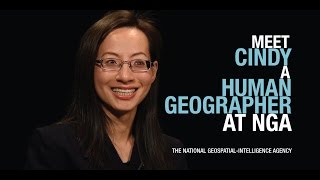 Meet Cindy NGA human geographer [upl. by Chapel70]