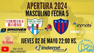 HOCKEY PATIN  TORNEO APERTURA 2024  CASA DE ITALIA  ANDES TALLERES [upl. by Ennairol]