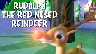 Rudolph The Red Nosed Reindeer With Lyrics  Christmas Carol For The Tiny Tots [upl. by Legnaesoj831]