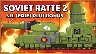 Soviet Ratte Tank  2nd season all series plus Bonus [upl. by Ennailuj]