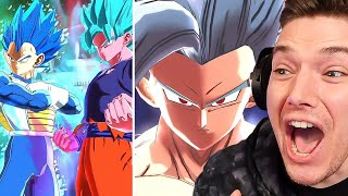 NEW LF Transforming Beast Gohan amp LF SSBKKSSBE Goku amp Vegeta Reveal REACTION on Dragon Ball Legends [upl. by Aikyn]