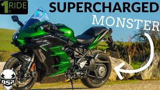 Kawasaki H2SX Supercharged First Ride amp Review  4K [upl. by Narba576]