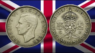 REINO UNIDO 2 SHILLINGS 🇬🇧 1948 [upl. by Schweiker858]