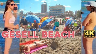 4K Beach Walk  GESELL BEACH in good SUNNY DAY [upl. by Elamor]