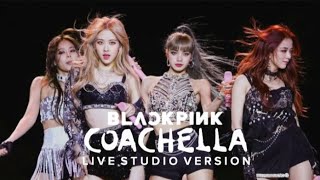 BLACKPINK  INTRO  DDUDU DDUDU  COACHELLA 2019 Live Band Studio Version [upl. by Hamner]