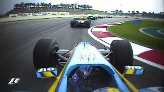 Fernando Alonso en el Gran Premio de Malasia de F1 de 2004 [upl. by Duster349]