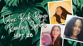 READING SPRINTS  LATINX BOOK BINGO [upl. by Margreta397]