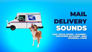 Mail Truck and Scanner Sounds for Dog Desensitization and Training [upl. by Lirret789]