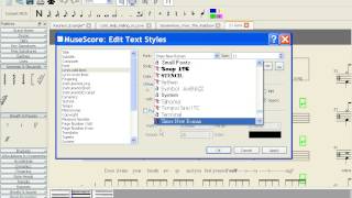 Video  How to edit fonts text styles of title chord names lyrics in musescore [upl. by Nortad]