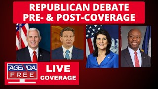 Republican Debate Pre and PostCoverage LIVE [upl. by Omixam]