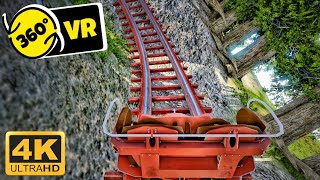 4K 360 VR Backwards Start Coaster Simulator Video for Google Cardboard 360° 3D VR split screen SBS [upl. by Emlynne]