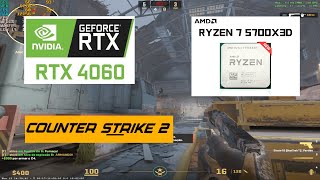 NEW TRAIN CS2  Ryzen 7 5700X3D  RTX 4060 on CS2 competitive settings  Win11 24H2 261202222 [upl. by Hillegass]