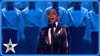 Malakai Bayoh astounds with MINDBLOWING cover of Caruso  The Final  BGT 2023 [upl. by Alithea]