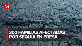 Pescadores se enfrentan a una gran sequía en la presa de Tepeji del Río [upl. by Anaerda]