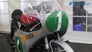 Historic sixcylinder Honda RC165 ridden BikeSocial review [upl. by Nywra]