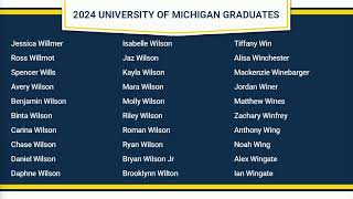 University of Michigan Spring Commencement 2024 [upl. by Jac]