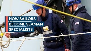 Behind the scenes as Royal Navy sailors learn the ropes to become Seaman Specialists [upl. by Merth965]