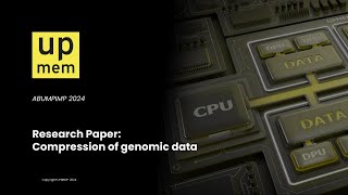 ABUMPIMP 2024  Compression of genomic data [upl. by Seiuqram964]