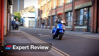 2015 Vespa GTS Super 300 ABS bike review [upl. by Drobman]