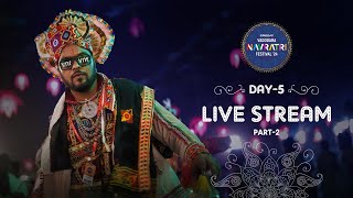 Vadodara Navratri Festival 2024  Navratri Nonstop Garba Live  Day 5 [upl. by Gavette]