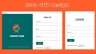 JAVA  How To Design Login And Register Form In Java Netbeans [upl. by Airres]