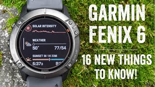 Garmin Fenix 6 Review 16 New Things To Know BaseProSolar [upl. by Pearlstein]