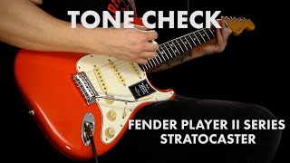 TONE CHECK Fender Player II Stratocaster Demo  Cream City Music [upl. by Jasmina]