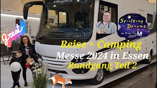 Reise  Camping Messe 2024 in Essen Spielzeug Dreams on Tour Rundgang Teil 2 Hobby Fendt Wohnwagen [upl. by Jo-Anne]