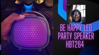 Be Happy LED Party Speaker review [upl. by Hennahane]