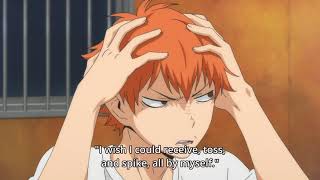 Hinata makes fun of Kageyama  Haikyuu Season 1 memories [upl. by Gower126]