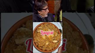 Amitabh ji ki Birthdays Special dish Laapsi Laapsi recipe trending youtubeshorts shortsfeed [upl. by Ayyidas]