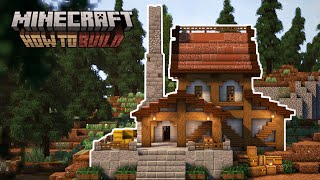 Minecraft Villager Houses Medieval Armorer House Tutorial [upl. by Winshell445]