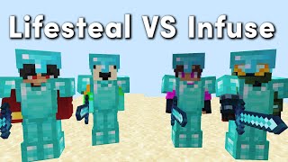 Lifesteal SMP VS Infuse SMP [upl. by Mctyre]