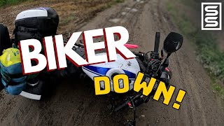 Motorcycle Crash in Poland [upl. by Eelyrag]