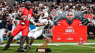 5 Star WR Lebron James Wins HEISMAN Award  College Football 25 Road To Glory [upl. by Harvie]