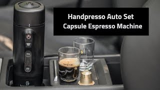 Handpresso Auto Set Capsule Espresso Machine [upl. by Nyltac]