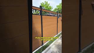 outdoorflooring fence flooring wpcdecking CLADDING [upl. by Nivrek]