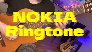 NOKIA Ringtone  Guitar Version  TAB [upl. by Ydassac]