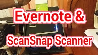 Quick Start Guide to Fujitsu Scan Snap amp Evernote [upl. by Sirrom]