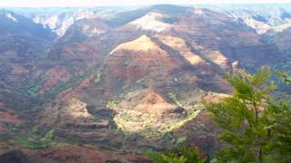 Waimea Canyon Lookout Kauai Best watched on HD [upl. by Ttezzil]