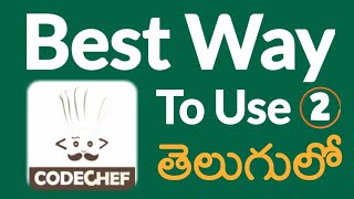 Part2 Best way to use Codechef in telugu  Codechef contests in telugu  Vamsi Bhavani [upl. by Fitzpatrick]