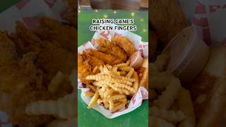 Raising Cane’s Chicken Fingers  chicken shorts shortvideo food foodshorts [upl. by Ahsenak]