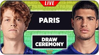 Paris Masters 2024 • Draw Ceremony • LIVE Tennis Reaction Stream [upl. by Phillipe]