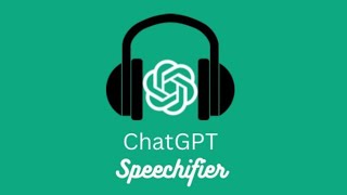 A Chrome Extension that reads aloud ChatGPT response  ChatGPT Speechifier [upl. by Tnattirb565]