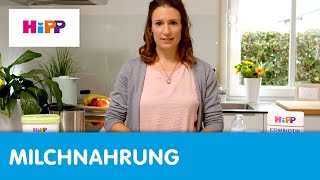 Milchnahrung Die richtige FläschchenZubereitung [upl. by Kattie253]