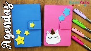 HAZ UNA AGENDA SUPER CUTE PARA ORGANIZARTE  DIY  FÁCIL [upl. by Ainola]