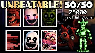 Ultimate Custom Night  5050 Mode Completed [upl. by Zadack841]