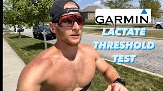 GARMIN LACTATE THRESHOLD TEST [upl. by Kimon]