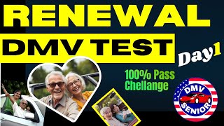 California DMV Senior Written Test 2024  Renewal Test [upl. by Moreland69]