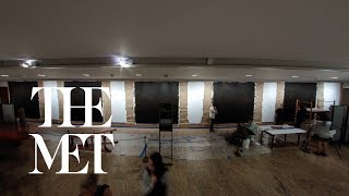 TimeLapse Installation of Sol LeWitt at The Met Days 710 [upl. by Birchard189]